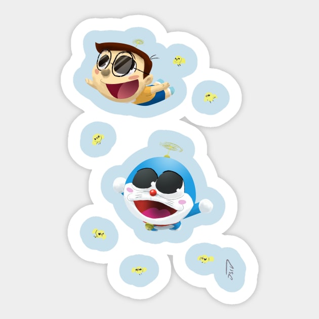 Doraemon Sticker by davidpavon